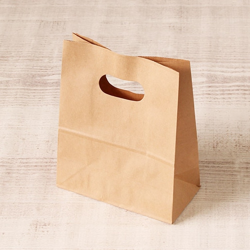 サガシキ 手提げ紙袋 イーグリップ クラフト S 100枚入 PAB029AA_S_500 100枚/束(ご注文単位5束)【直送品】