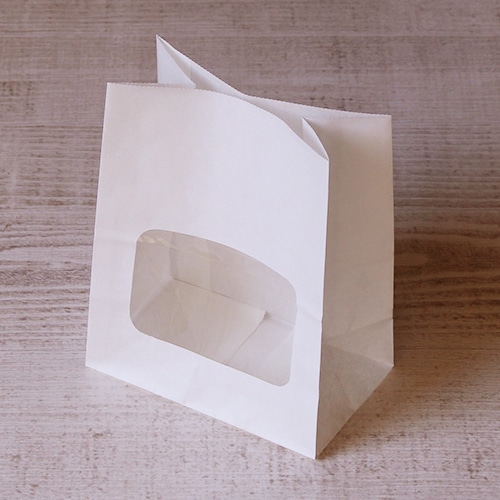 サガシキ ウィンドウバッグ 白無地 S 100枚入 PAB024AA_S_100 100枚/束(ご注文単位1束)【直送品】