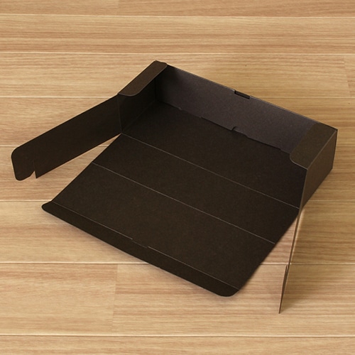 サガシキ パウンドケーキ箱 チャコール 50枚入 PUD003AA_S_100 50枚/束(ご注文単位2束)【直送品】