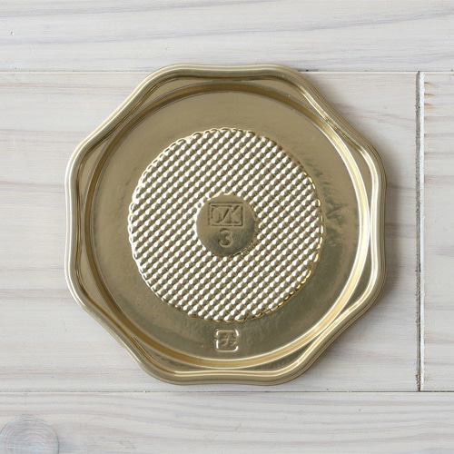 サガシキ ケーキトレー プラトレー ゴールド 3号サイズ 50枚入 TRY010AA_S_50 50枚/束(ご注文単位1束)【直送品】