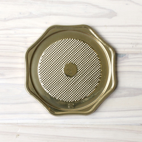 サガシキ ケーキトレー プラトレー ゴールド 4号サイズ 50枚入 TRY005AA_S_50 50枚/束(ご注文単位1束)【直送品】