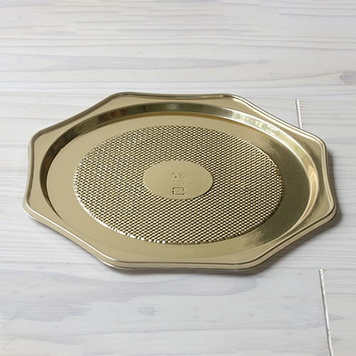 サガシキ ケーキトレー　プラトレー　ゴールド 6号サイズ　50枚入 TRY007AA_S_100 50枚/束（ご注文単位2束）【直送品】