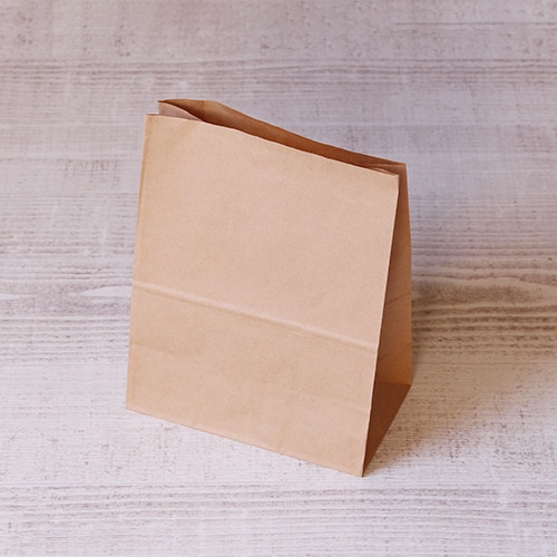 サガシキ 角底袋　クラフト H200　100枚入 PAB027AA_S_10 1束（ご注文単位10束）【直送品】