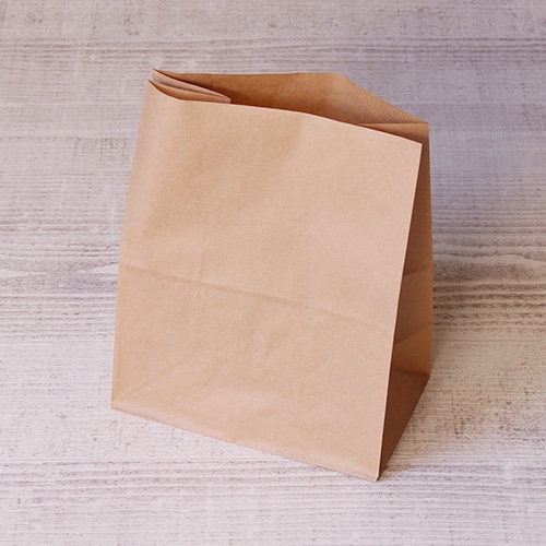 サガシキ 角底袋　クラフト H300　100枚入 PAB028AA_S_10 1束（ご注文単位10束）【直送品】