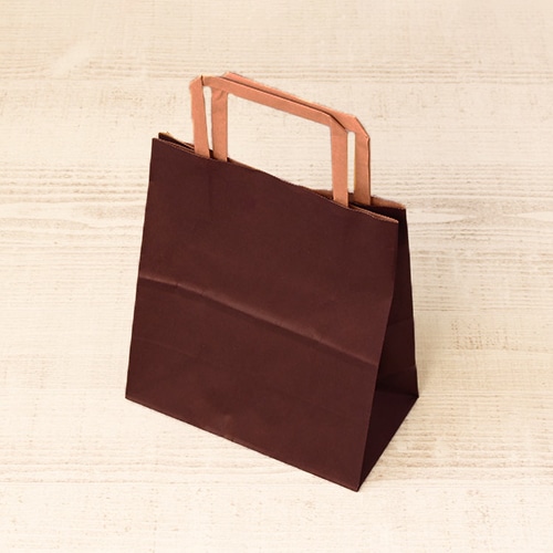 サガシキ 手提げ紙袋 ショコラ H平181 50枚入 PAB041AA_S_50 50枚/束(ご注文単位1束)【直送品】