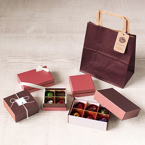 サガシキ 手提げ紙袋 ショコラ H平181 50枚入 PAB041AA_S_50 50枚/束(ご注文単位1束)【直送品】