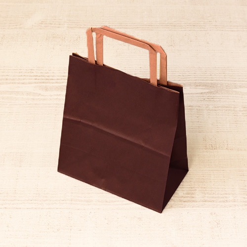 サガシキ 手提げ紙袋 ショコラ H平181 100枚入 PAB041AA_S_100 100枚/束(ご注文単位1束)【直送品】