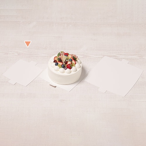 サガシキ ケーキトレー nw紙トレー 角 ホワイト 4号 50枚入 NWT007AA_S_50 50枚/束(ご注文単位1束)【直送品】