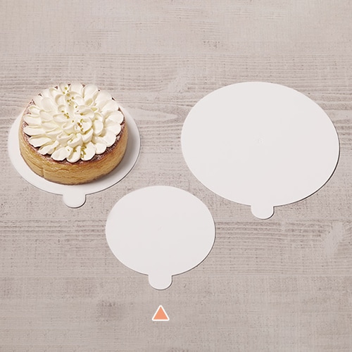 サガシキ ケーキトレー nw紙トレー 丸 ホワイト 4号 50枚入 NWT010AA_S_50 50枚/束(ご注文単位1束)【直送品】