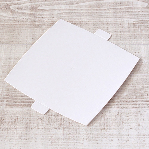 サガシキ ケーキトレー　nw紙トレー　角　ホワイト 6号　50枚入 NWT009AA_S_50 50枚/束（ご注文単位1束）【直送品】