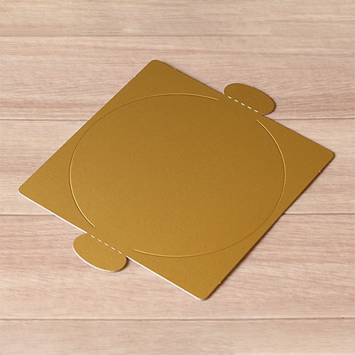 サガシキ ケーキ用紙トレー　ゴールド 4.5号サイズ　50枚入 TRY023AA＿S＿50 50枚/束（ご注文単位1束）【直送品】