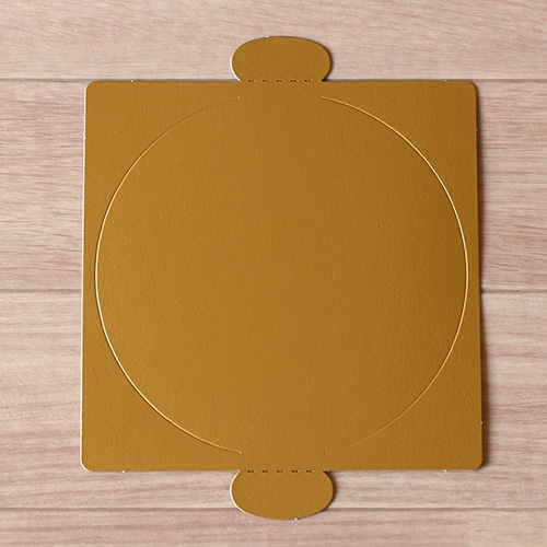 サガシキ ケーキ用紙トレー ゴールド 4.5号サイズ 50枚入 TRY023AA_S_50 50枚/束(ご注文単位1束)【直送品】