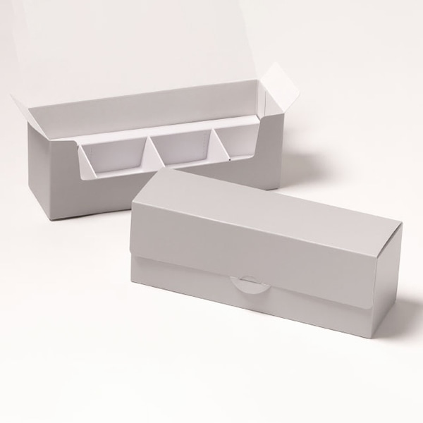 サガシキ デザートギフト箱 グレー 兼用仕切付 GFT019AA_S_50 50枚/束(ご注文単位1束)【直送品】