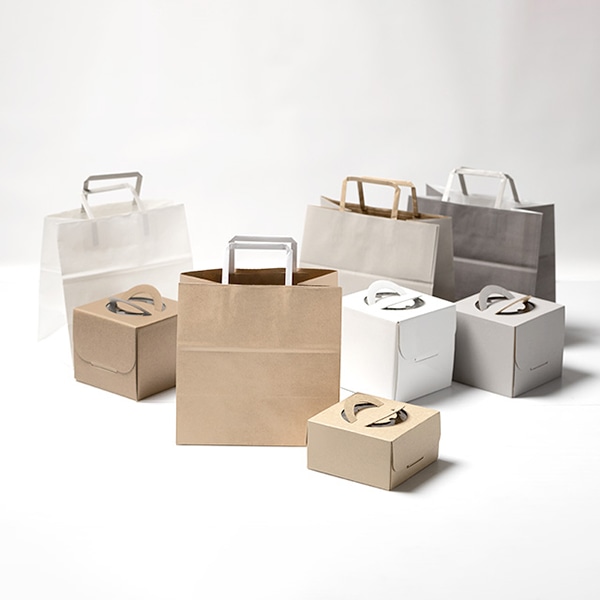 サガシキ 紙袋 M クラフト 200枚入/束(ご注文単位1束)【直送品】