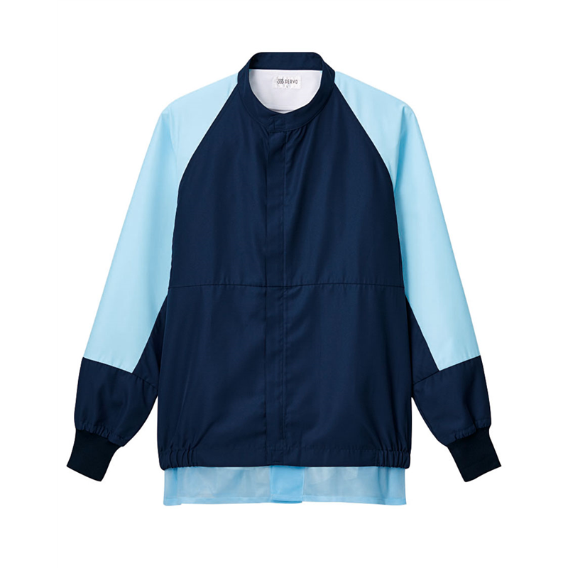 サーヴォ 男女兼用 長袖ジャンパー M ネイビー×アイスブルー SZ360-NB 1枚（ご注文単位1枚）【直送品】