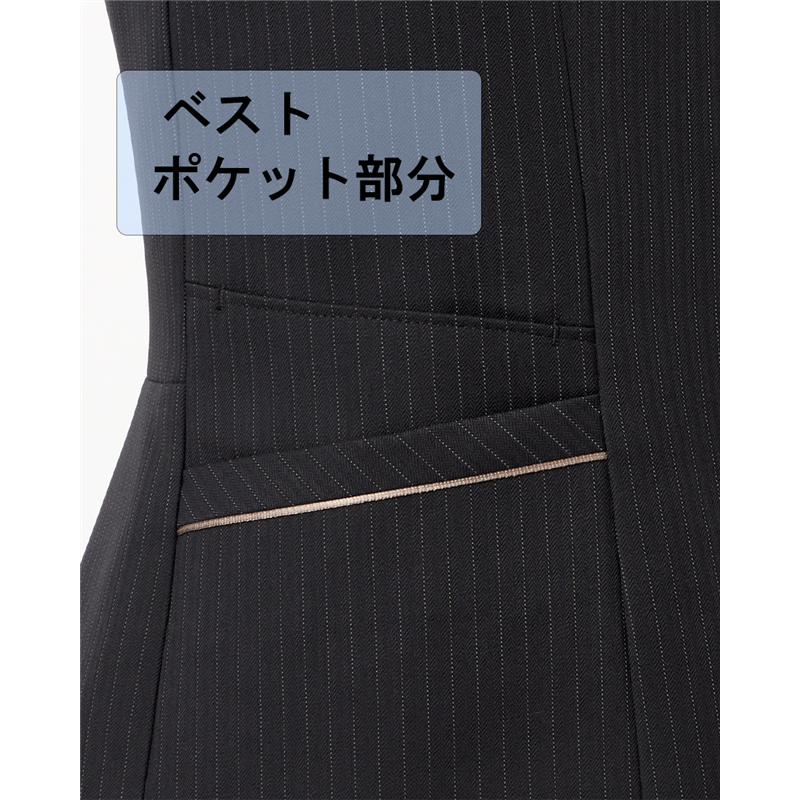 サーヴォ レディース ベスト 17号 ブラック GVEL-2452-B6 1枚(ご注文単位1枚)【直送品】