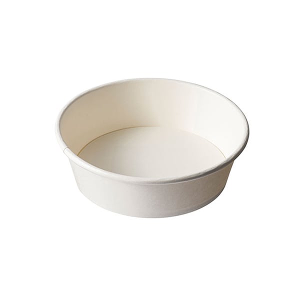 ケーピープラテック 紙カップ容器 KM丼鉢 本体 130-350 白 50枚/袋（ご注文単位12袋）【直送品】