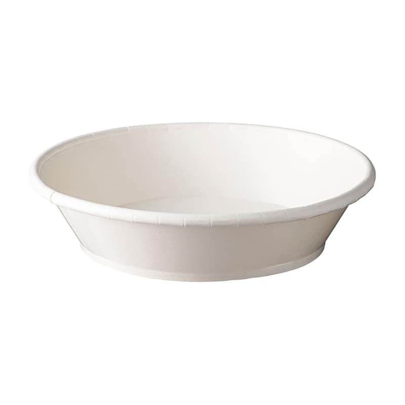 ケーピープラテック 紙カップ容器 KM麺鉢 本体 185-750 ホワイト 50枚/袋（ご注文単位6袋）【直送品】