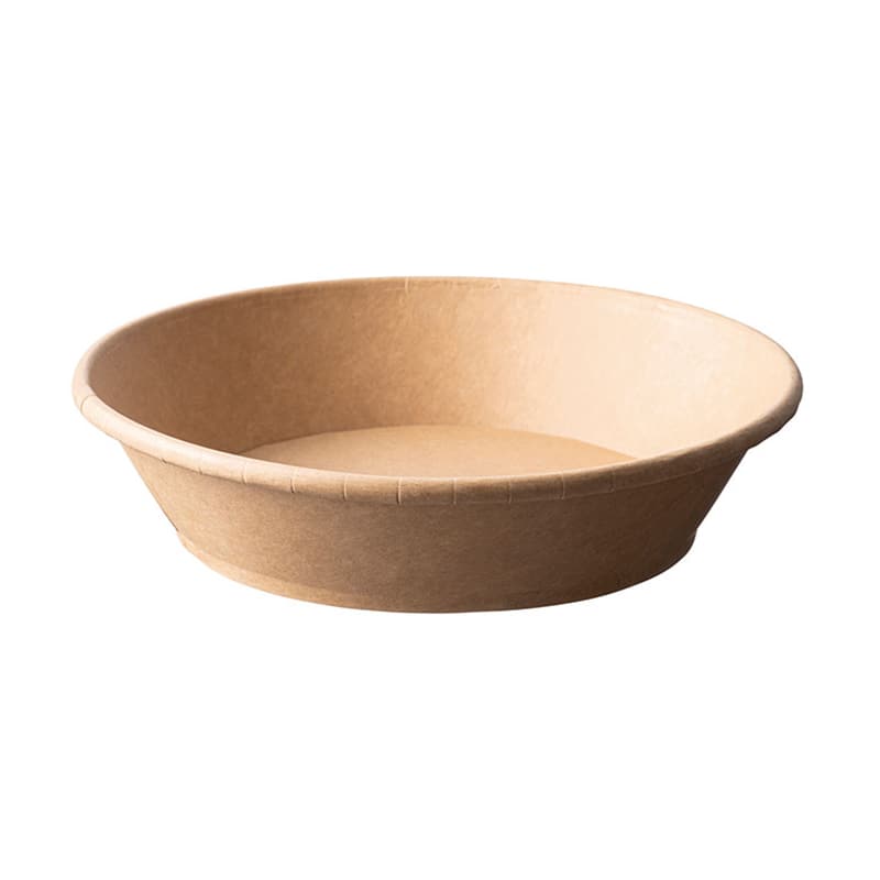 ケーピープラテック 紙カップ容器 KM麺鉢 本体 185-750 ナチュラル 50枚/袋（ご注文単位6袋）【直送品】