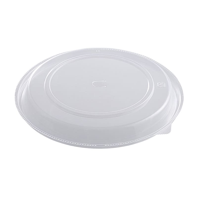 ケーピープラテック 紙カップ容器 KM麺鉢 中皿用嵌合フタ 185 50枚/袋（ご注文単位6袋）【直送品】