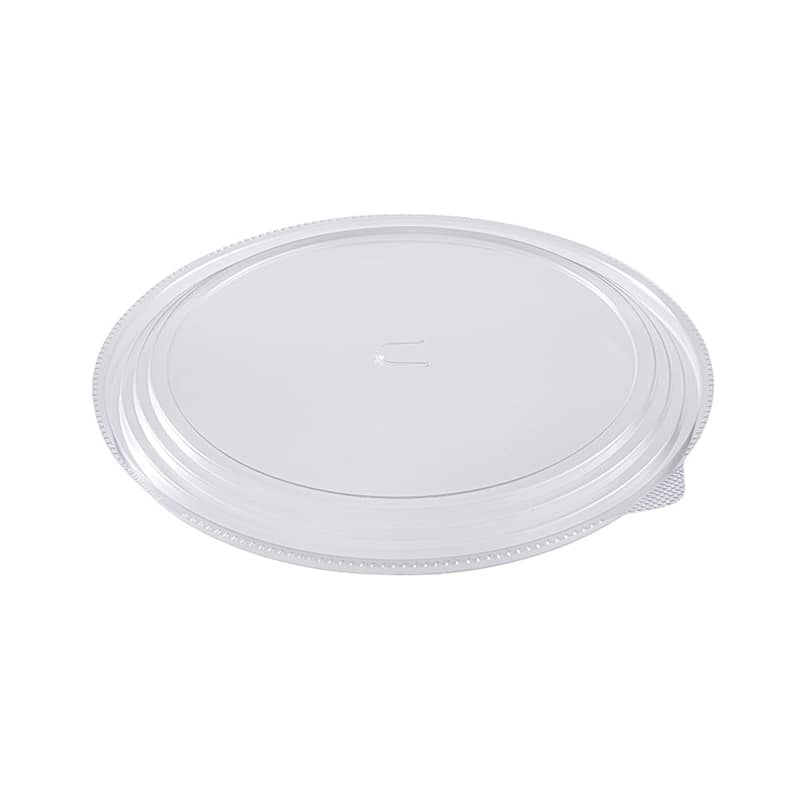 ケーピープラテック 紙カップ容器 KM丼鉢 中皿用嵌合フタ 150 50枚/袋（ご注文単位6袋）【直送品】