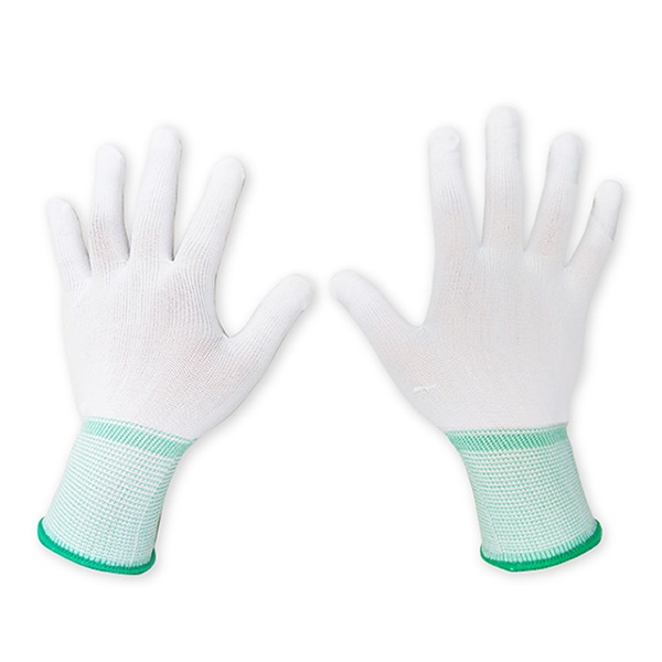 ジェイワークスプランニング ぴたっ手 ナイロン下履き手袋 L ホワイト 10双組 JWG-085 1袋（ご注文単位1袋）【直送品】