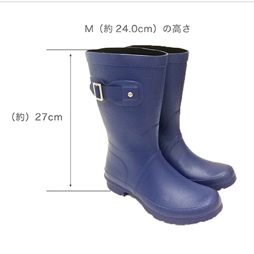 ジェイワークスプランニング ソフトレディースブーツ M ブルー JKL-0818 1組（ご注文単位1組）【直送品】