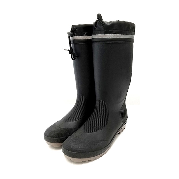 ジェイワークスプランニング エアーリープ カバー付長靴 M ブラック AL-04 1組(ご注文単位1組)【直送品】