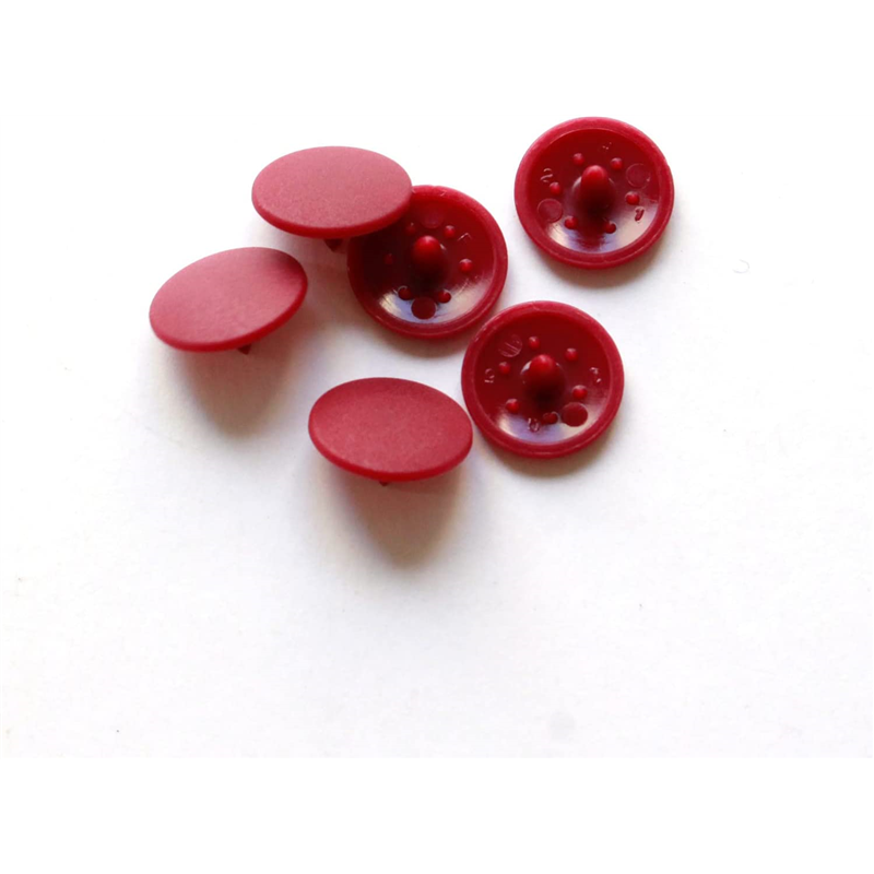 CHERRY LABEL SUN GRIP プラスチックスナップ ダークレッド 13mm 12組入 SG-DR 1袋（ご注文単位1袋）【直送品】