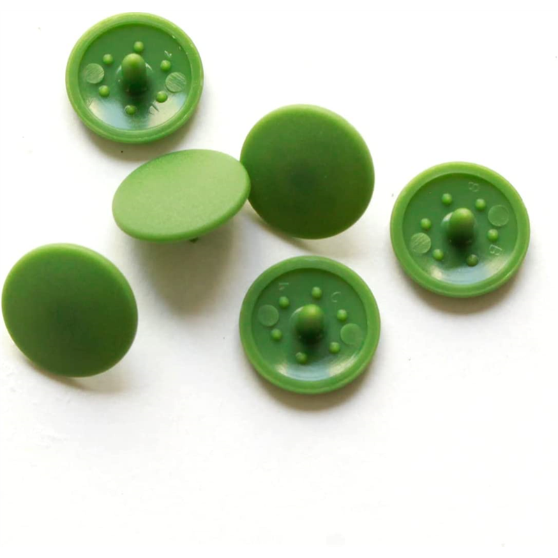 CHERRY LABEL SUN GRIP プラスチックスナップ オリーブ 13mm 12組入 SG-OL 1袋（ご注文単位1袋）【直送品】