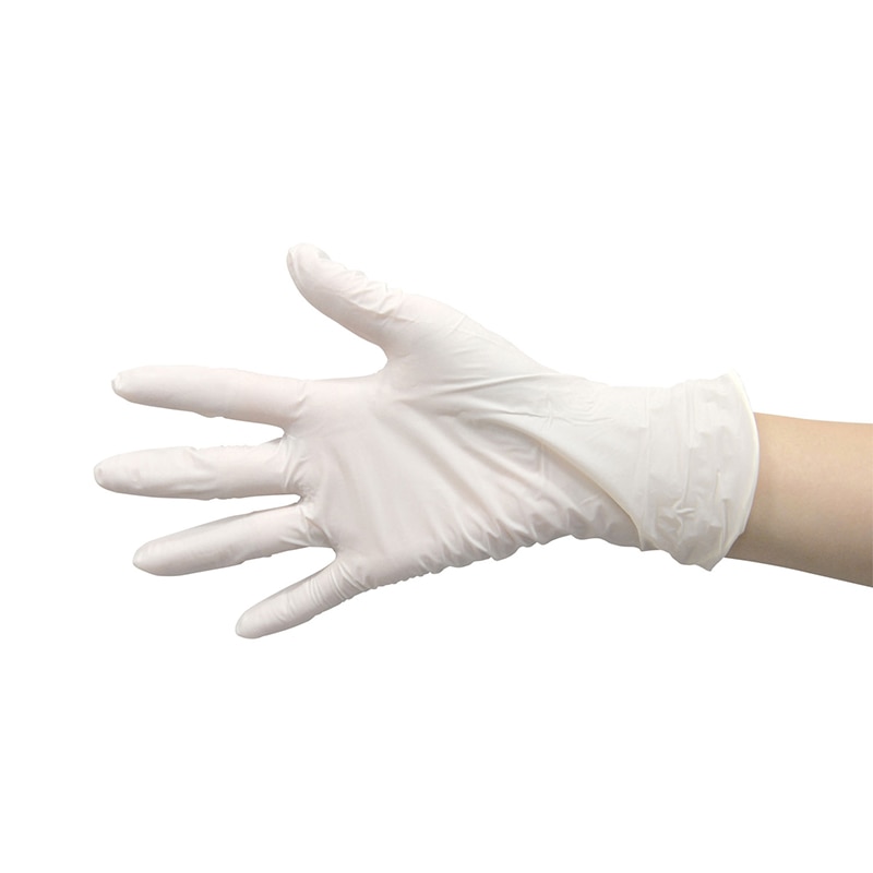 PS 使い捨て手袋 ニトリル ライト 粉無 L 白 200枚/箱(ご注文単位15箱)【直送品】