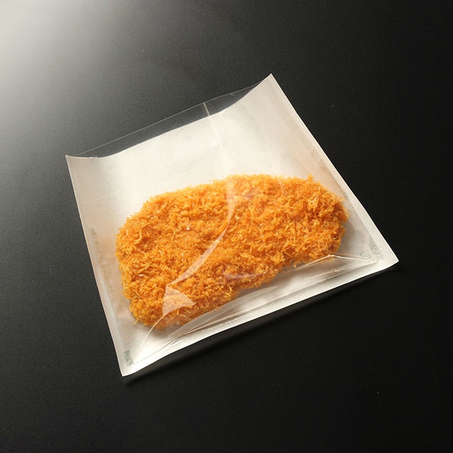 惣菜袋 エコテトラ 20-15 晒 100枚/袋(ご注文単位32袋)【直送品】