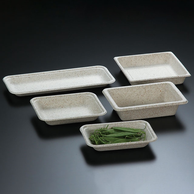 青果容器 WB麦バガストレー 14-14 50枚/袋(ご注文単位20袋)【直送品】