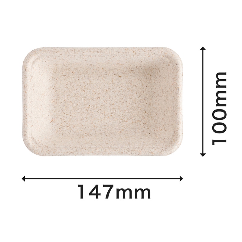 青果容器 WB麦バガストレー 15-10 50枚/袋(ご注文単位32袋)【直送品】