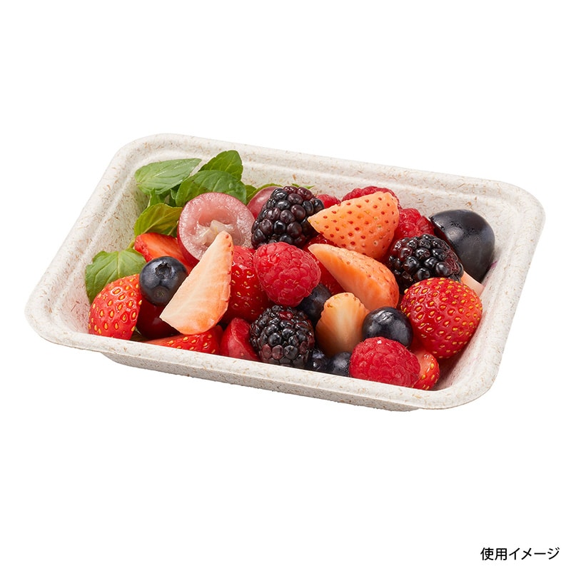 青果容器 WB麦バガストレー 15-12 50枚/袋(ご注文単位24袋)【直送品】