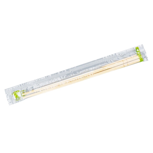 割りばし OPP完封箸 丸竹箸 楊枝入 100膳 /袋(ご注文単位30袋)【直送品】