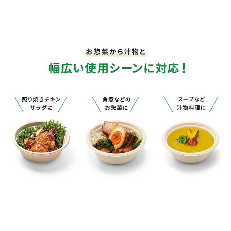 惣菜サラダ容器 BBボウル 500 50枚/袋(ご注文単位12袋)【直送品】