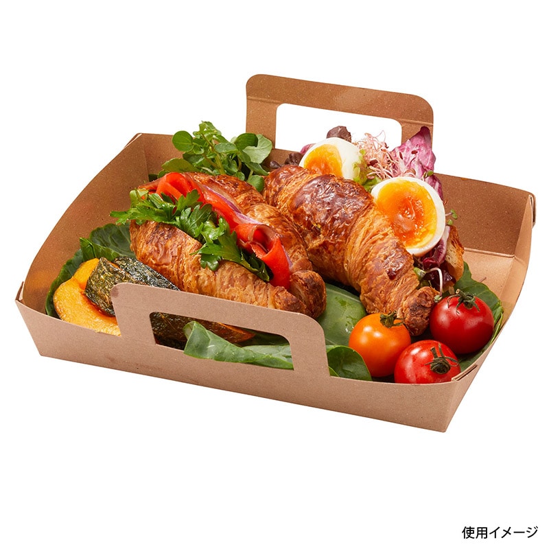 弁当容器 ロックボックス 本体 800 50枚/袋(ご注文単位8袋)【直送品】