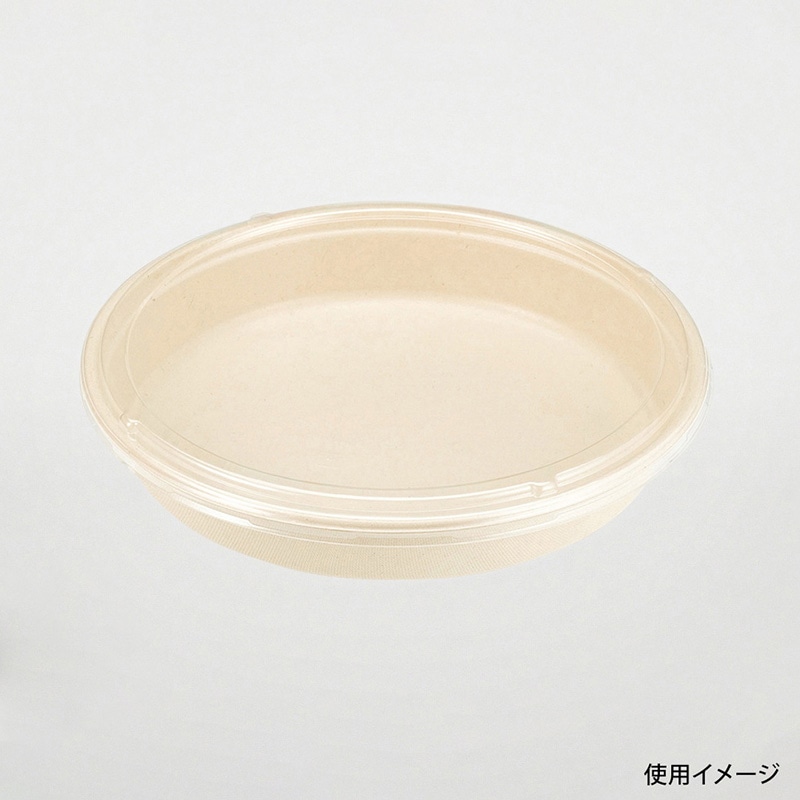 寿司容器　BB竹バガスラミ丸桶3　本体   10枚/袋（ご注文単位16袋）【直送品】