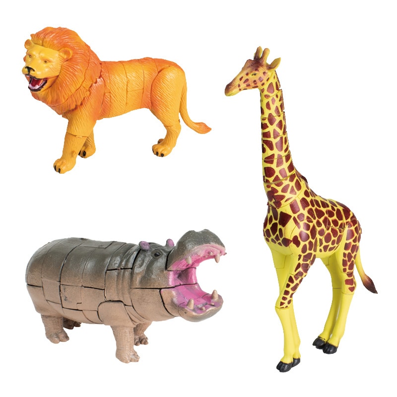 エール パズルフィギュア 動物編 PF0003AS 1個（ご注文単位12個）【直送品】