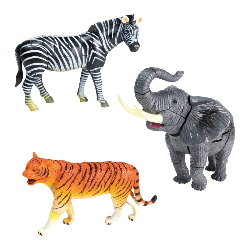 エール パズルフィギュア 動物編 PF0003AS 1個（ご注文単位12個）【直送品】