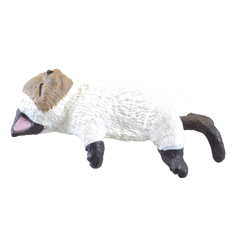 エール フィギュア ふちやすみ にゃんこ BB0001AS 1個（ご注文単位10個）【直送品】
