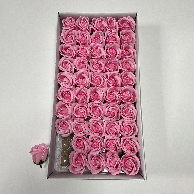 マッセ ソープフラワーヘッド ローズ M マルチ 50輪入 F-250 1箱(ご注文単位1箱)【直送品】