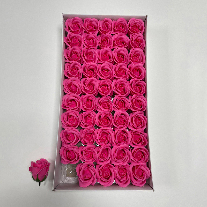 マッセ ソープフラワーヘッド ローズ M マルチ 50輪入 F-251 1箱(ご注文単位1箱)【直送品】