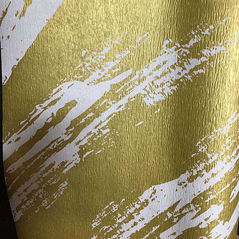 マッセ ラッピングロール 墨絵クレープ No.32 ホワイト×ゴールド 25032 1本(ご注文単位1本)【直送品】