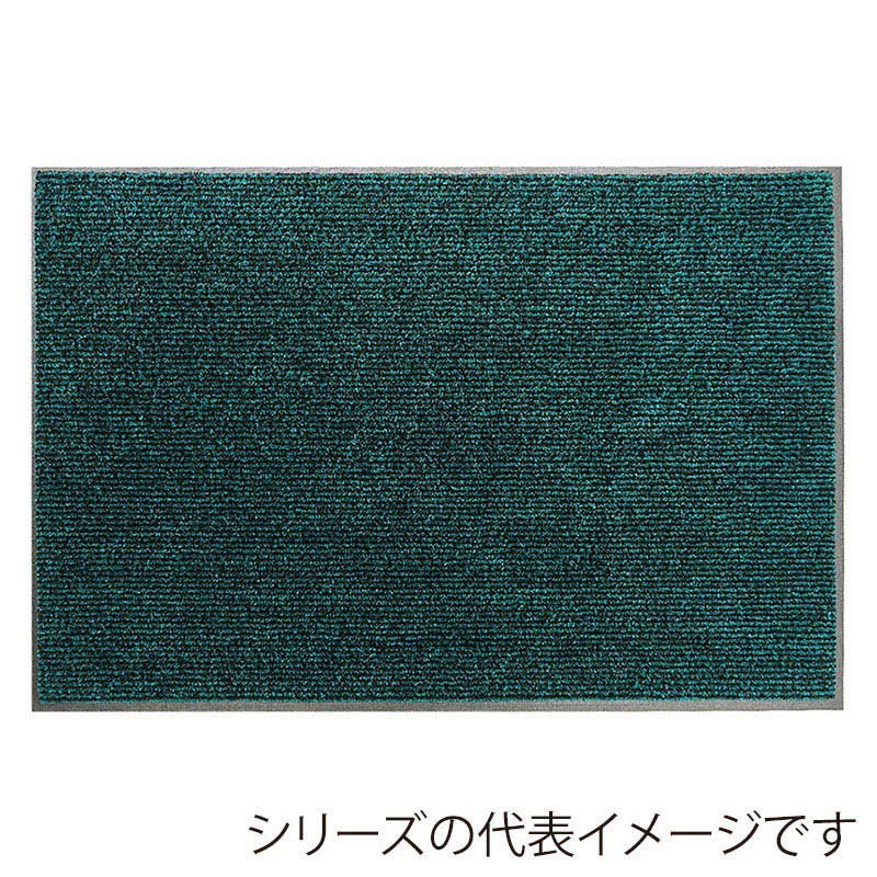 クリーンテックス・ジャパン 玄関マット アイアンホース ストライプ グリーン/ブラック 60×90cm BY00031 1枚（ご注文単位1枚）【直送品】
