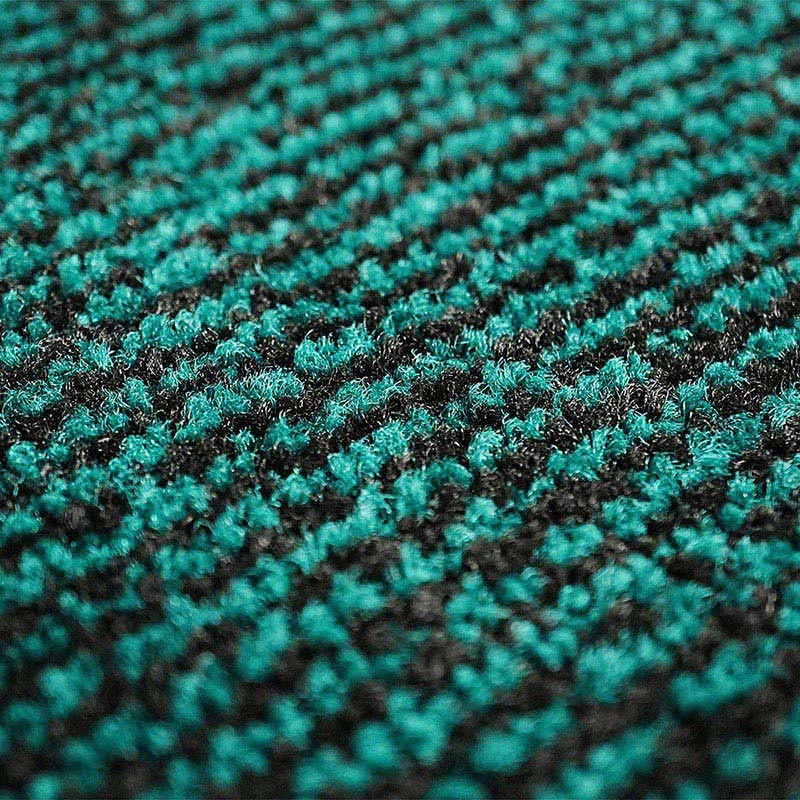 クリーンテックス・ジャパン 玄関マット アイアンホース ストライプ グリーン/ブラック 90×150cm BY00034 1枚(ご注文単位1枚)【直送品】