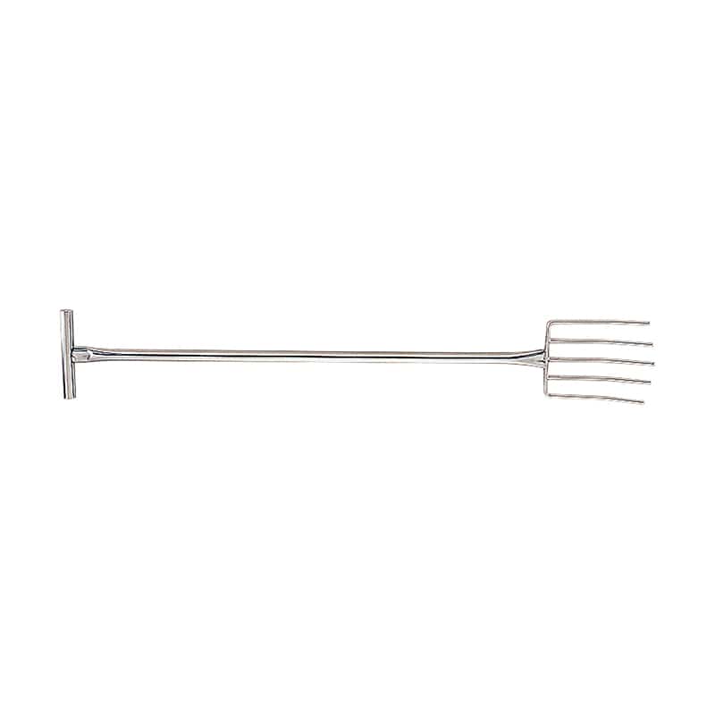 エムテートリマツ MT　18-8　給食用フォーク　A型 共柄　5本爪 007343002 1個（ご注文単位1個）【直送品】