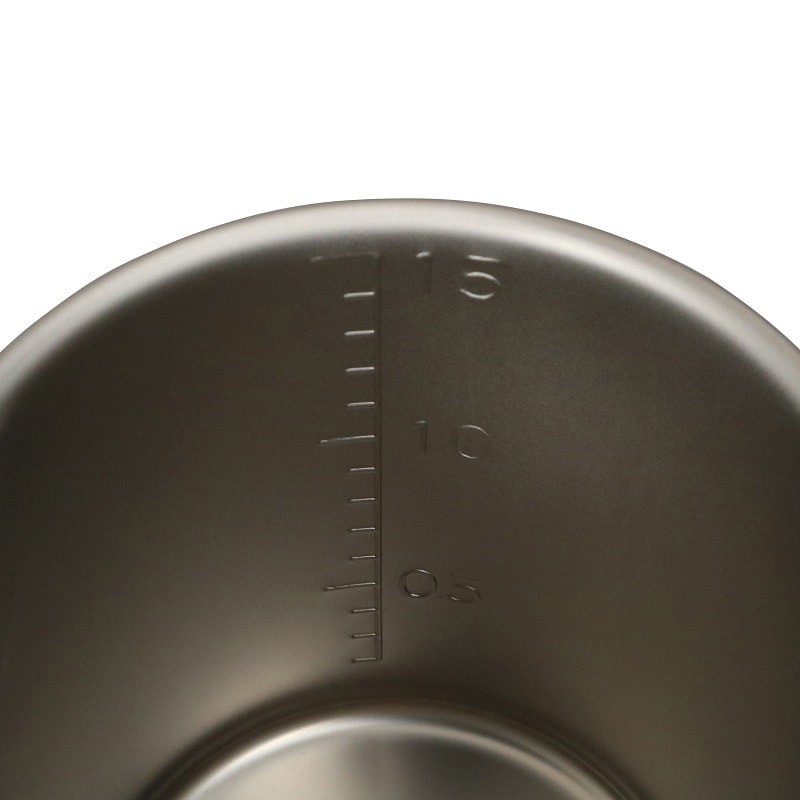 スギコ産業 チタン計量カップ ビーカー 口・手付 1.5L SA1865-TN-636H 1個(ご注文単位1個)【直送品】