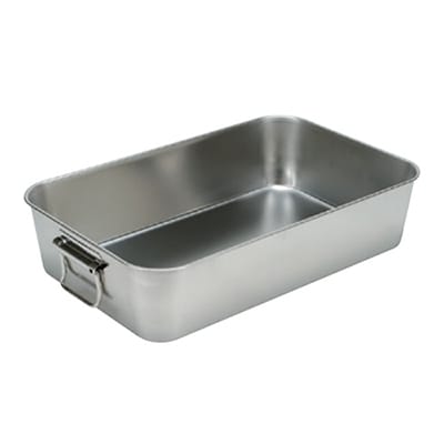 スギコ産業 給食バット 可動ハンドル付 研磨有 19L SA1902-SK-6038-4H 1個（ご注文単位1個）【直送品】